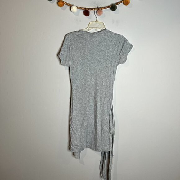 Rag & Bone grey t-shirt wrap dress - Picture 5 of 5